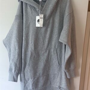 Anthropologie Gray Cowl Neck Sweater